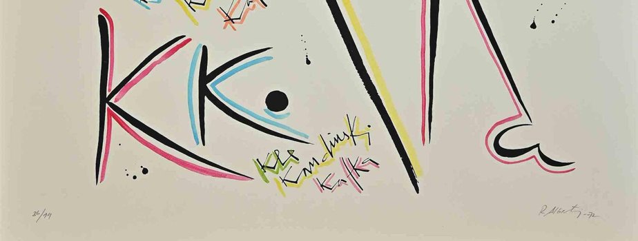 Rafael Alberti, Letter K, Lithograph, 1972-ZCI-1437023