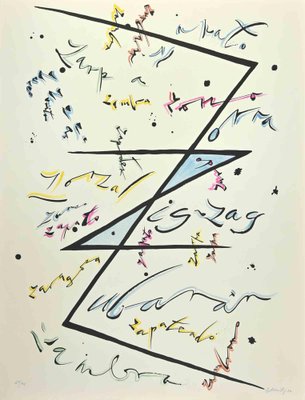 Rafael Alberti, Letter Z, Lithograph, 1972-ZCI-2030078