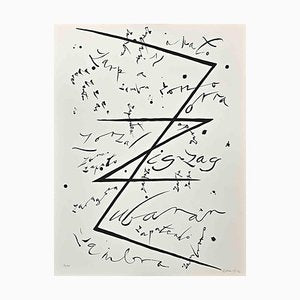 Rafael Alberti, Letter Z, Lithograph, 1972-ZCI-1422418