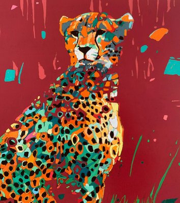 Rafal Gadowski, A Panther 08, 2023, Oil & Canvas-XHG-1735493