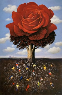 Rafal Olbinski, A Rose, 2020, Giclée Print-XHG-1734050