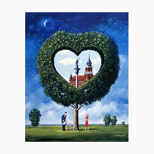 Rafal Olbinski, Warsaw, The Royal Castle, 2020, Giclee Print-XHG-1214523