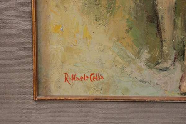 Raffaele Cella, Vanity, 1964, Oil on Canvas, Framed-IJR-1240121