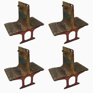 Railway Wagon Seats, 1935, Set of 4-YZB-1822490