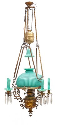 Raise-Lower Suspension Chandelier, 1890s-JCN-2026013