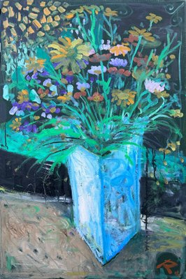 Ramaz Chantladze, Series ‘Morning Flowers’, 2022, Oil on Canvas-CHG-2037454