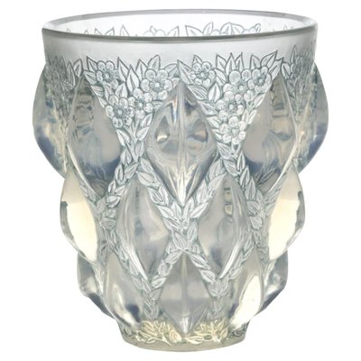 Rampillon Vase in Opalescent Glass by René Lalique for Boch Frères-DFB-1337243