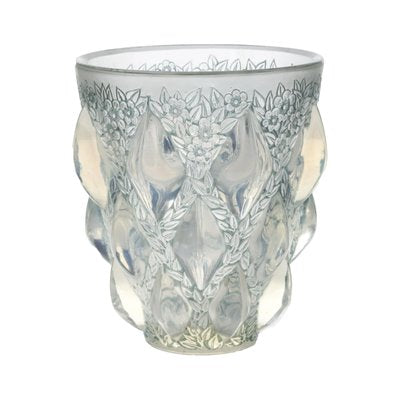 Rampillon Vase in Opalescent Glass by René Lalique for Boch Frères-DFB-1337243