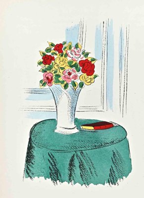 Raoul Dufy, Still Life with Vase of Flowers, 1920s, Lithograph-ZCI-1437130