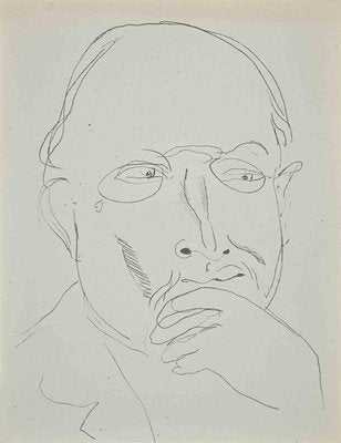 Raoul Dufy, Study for Self-Portrait, Original Lithograph, 1920s-ZCI-981047