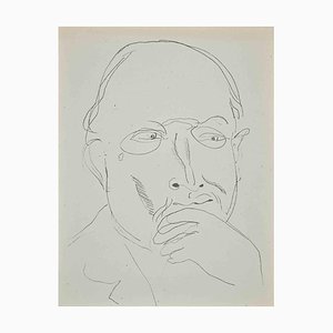 Raoul Dufy, Study for Self-Portrait, Original Lithograph, 1920s-ZCI-981047