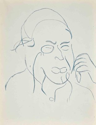 Raoul Dufy, Study for Self-Portrait, Original Lithograph, 1930s-ZCI-1379429