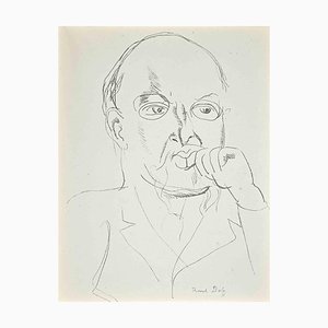 Raoul Dufy, Study for Self-Portrait, Original Lithograph, 1930s-ZCI-1379425