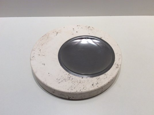 Rapolano Travertine Ashtray by Fratelli Mannelli, 1970s-VIB-698721