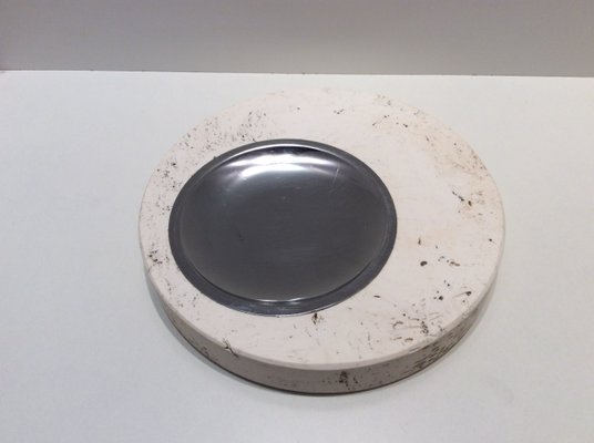 Rapolano Travertine Ashtray by Fratelli Mannelli, 1970s-VIB-698721