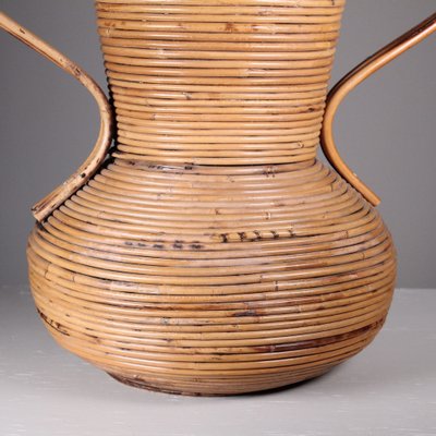 Rattan Amphora Vase from Vivai del Sud-VJY-1783347