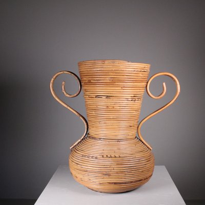 Rattan Amphora Vase from Vivai del Sud-VJY-1783347