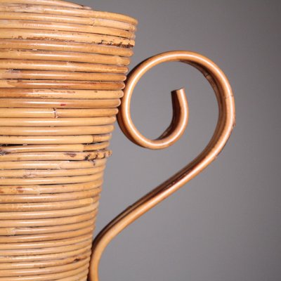 Rattan Amphora Vase from Vivai del Sud-VJY-1783347