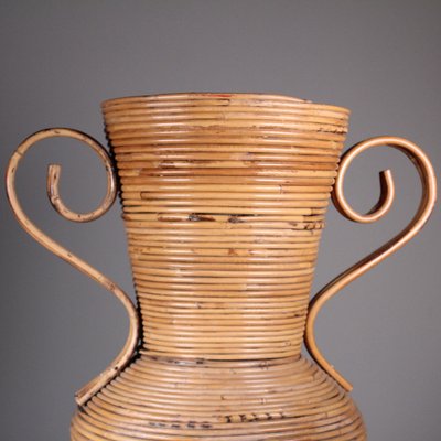 Rattan Amphora Vase from Vivai del Sud-VJY-1783347