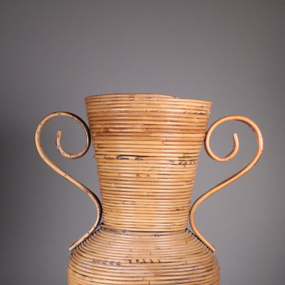 Rattan Amphora Vase from Vivai del Sud-VJY-1783347