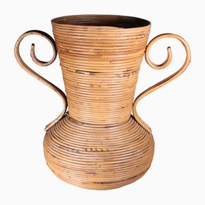 Rattan Amphora Vase from Vivai del Sud-VJY-1783347