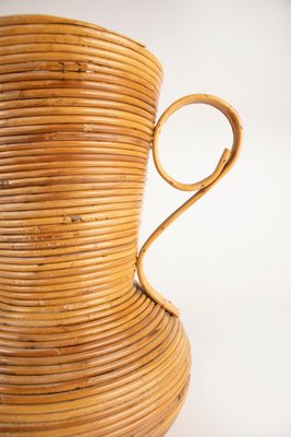 Rattan Amphorae or Vases from Vivai Del Sud, Italy, 1960s, Set of 2-LYQ-1288543