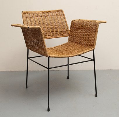 Rattan Armchair by Herta Maria Witzemann for Erwin Behr, 1960s-PF-1313890