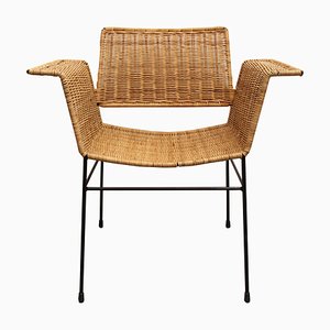 Rattan Armchair by Herta Maria Witzemann for Erwin Behr, 1960s-PF-1313890