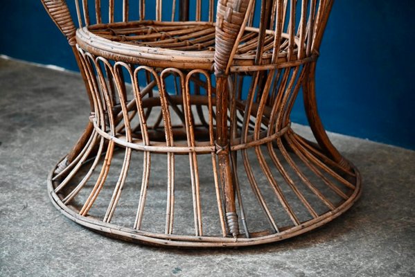 Rattan Armchair by Lio Carminati for Gio Ponti-AIU-1902913