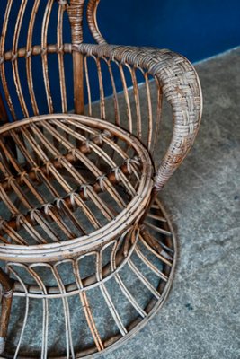 Rattan Armchair by Lio Carminati for Gio Ponti-AIU-1902913