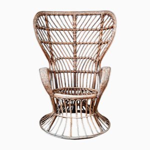 Rattan Armchair by Lio Carminati for Gio Ponti-AIU-1902913