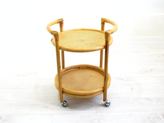 Rattan Bar Trolley, 1970s-WVA-687929