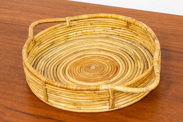 Rattan Basket Finland, 1950s-KO-1440383