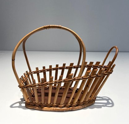 Rattan Bottle Holder, 1970s-BA-1668522