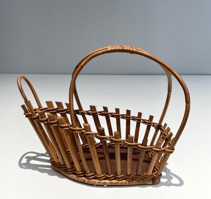 Rattan Bottle Holder, 1970s-BA-1668522