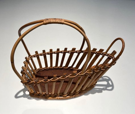 Rattan Bottle Holder, 1970s-BA-1668522