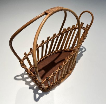 Rattan Bottle Holder, 1970s-BA-1668522