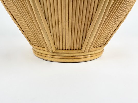 Rattan Cachepot Vase or Plant Holder, Italy, 1970s-LYQ-1258003