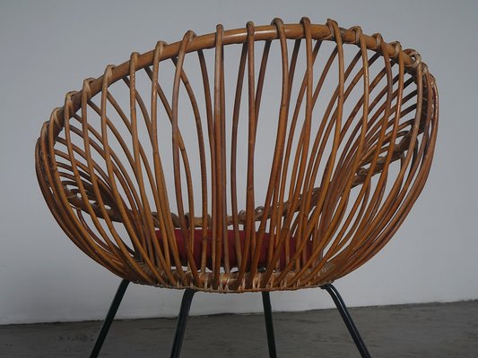 Rattan Chairs in the style of Franco Albini, 1960s, Set of 2-RPY-1797342