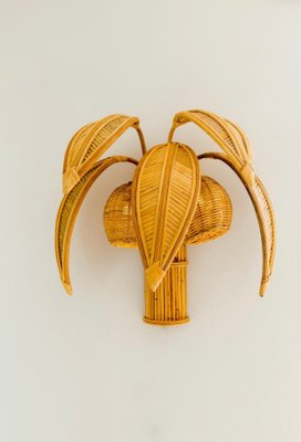 Rattan Coconut Wall Light, 1990s-DSC-1756862