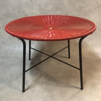 Rattan Coffee Table, 1950s-SDV-803247