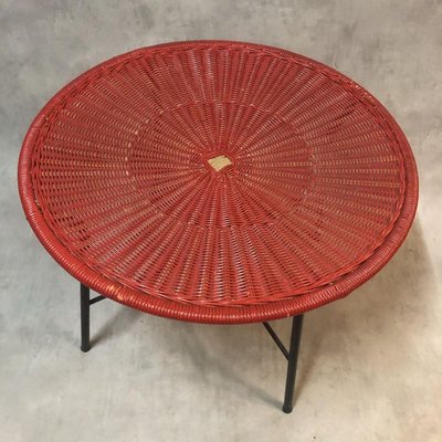 Rattan Coffee Table, 1950s-SDV-803247