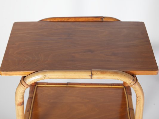 Rattan Console Table, 1930s-IND-1719132