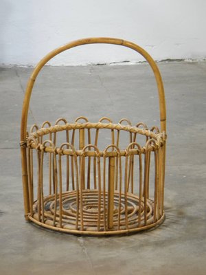 Rattan Container, 1950s-WWQ-550538