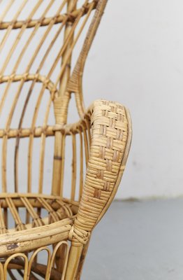 Rattan Conte Biancamano Chair by Gio Ponti, 1950s-XE-1700159