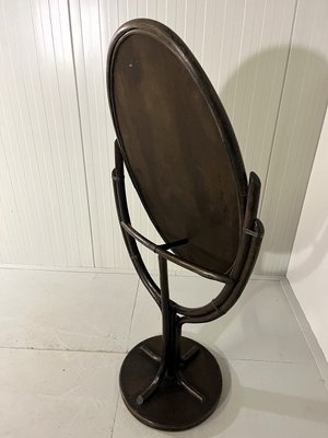 Rattan Floor Mirror, 1970s-TU-2041734