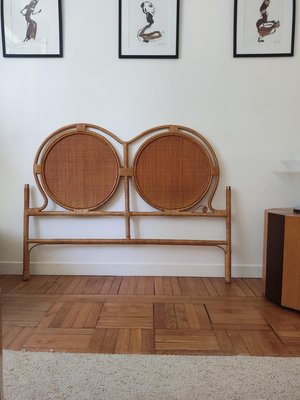 Rattan Headboard, Italy, 1960s-ILR-2043058