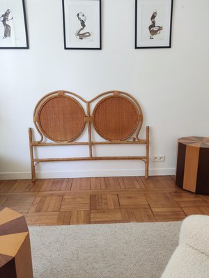 Rattan Headboard, Italy, 1960s-ILR-2043058