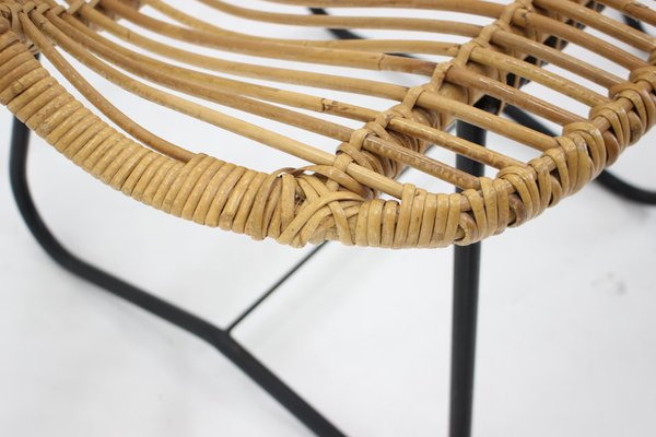 Rattan Lounge Chairs by Uluv for Alan Fuchs, Czechoslovakia, 1960s, Set of 2-TZ-1345439