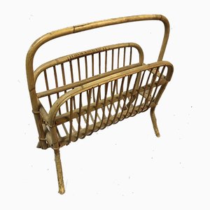 Rattan Magazine Rack, 1960s-SDV-709638